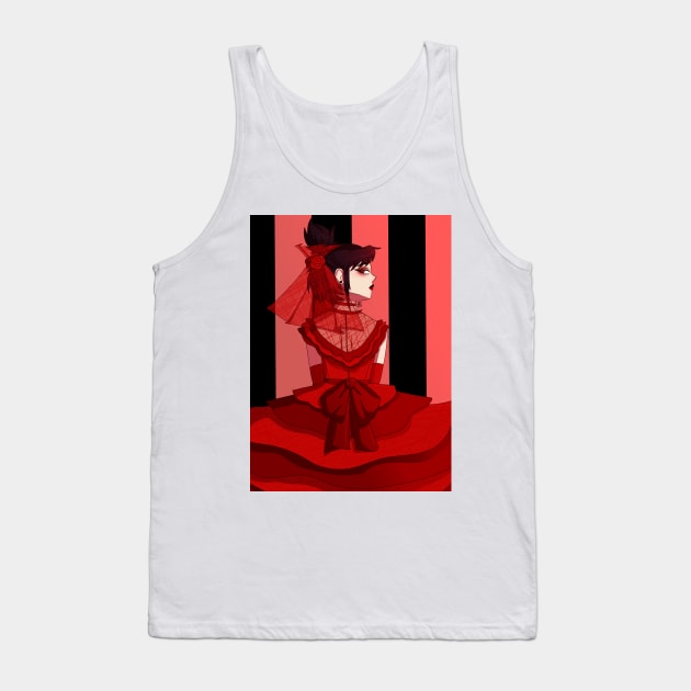 Lydia Deetz | Wedding Dress Tank Top by spaceagebarbie